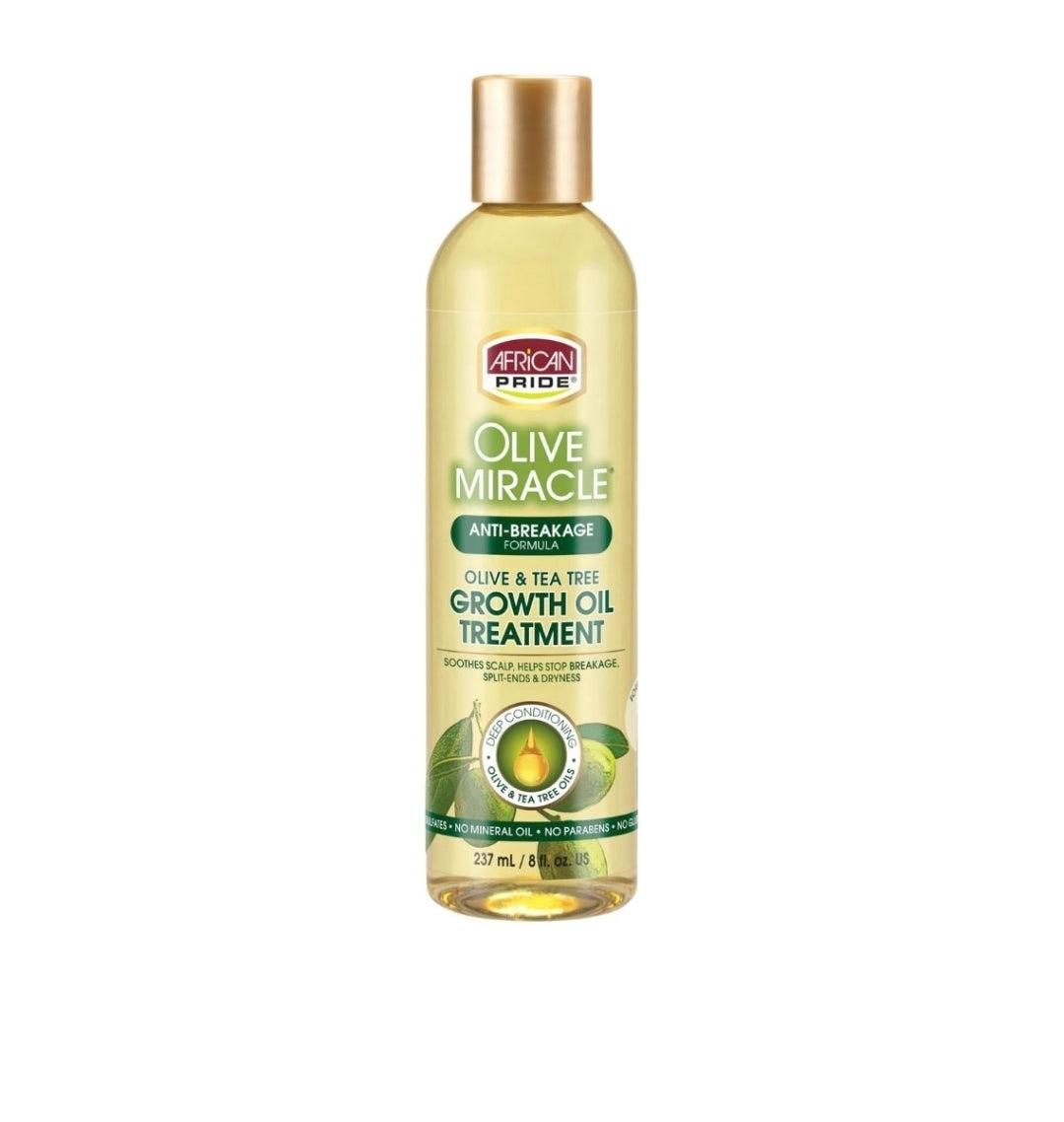 African Pride Olive Miracle Growth Oil 8oz