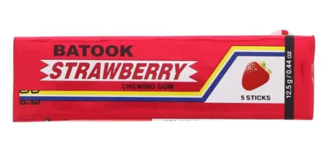 Batook strawberry chewingGum 1pcs