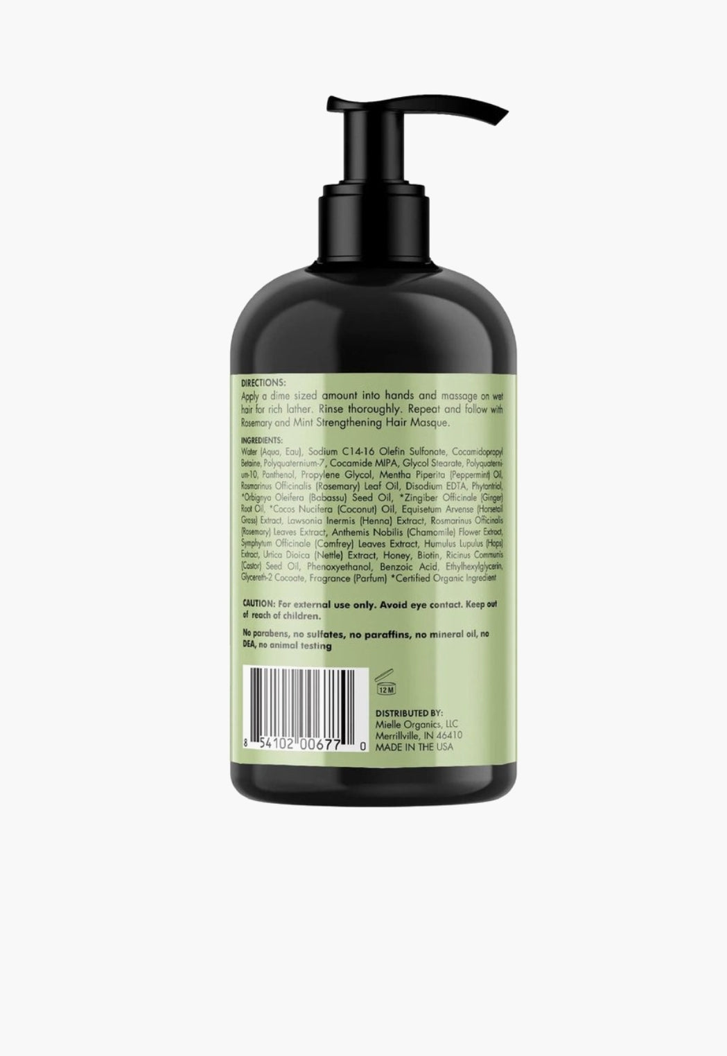Mielle Rosemary strengthening shampoo 355ml