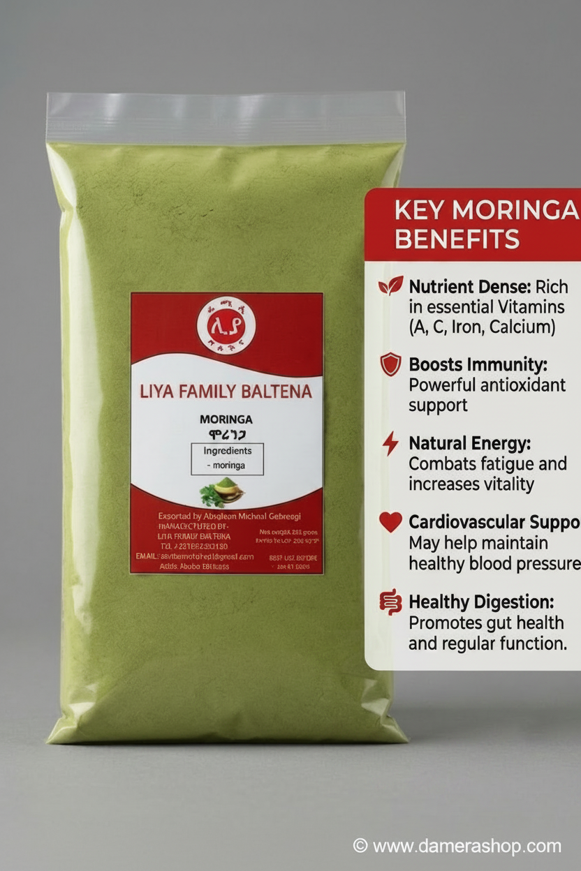 Moringa powder ( ሞሪንጋ) 500g
