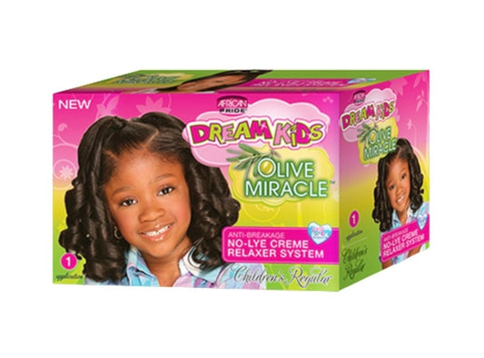 African Pride Dream Kids Olive Relaxer Kit Regular